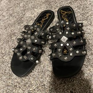 Sam Edelman 8 1/2 studded sandals/slides